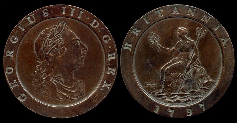Great Britain - 1797 2 Pence - Cartwheel