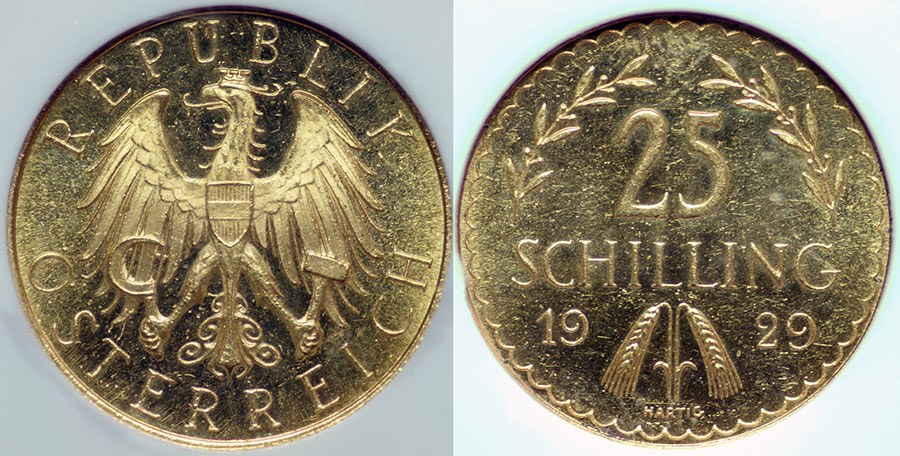 Austria - 25 Schilling 1929