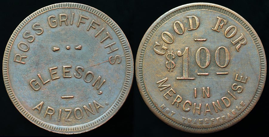 Gleeson, AZ - Ross Griffiths $1 Token