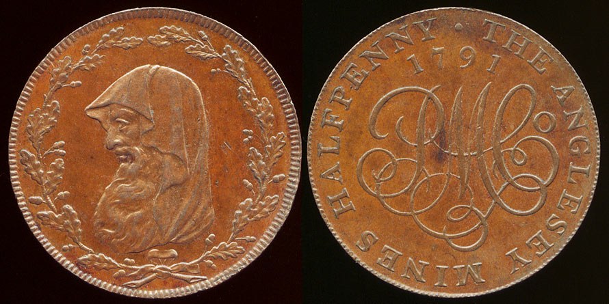 Anglesey - Parys Mines Half Penny 1791