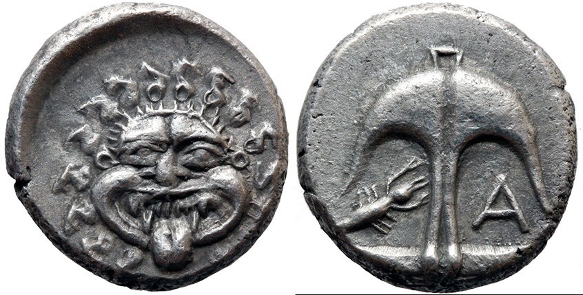 Apollonia Pontika Drachm 500 - 400 B.C.E.