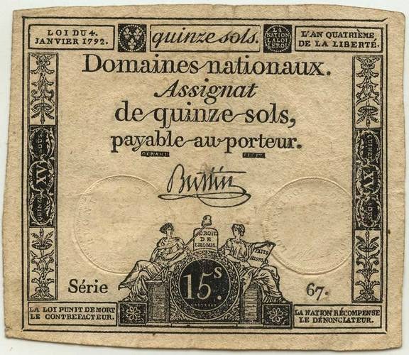 French Revolution Assignat