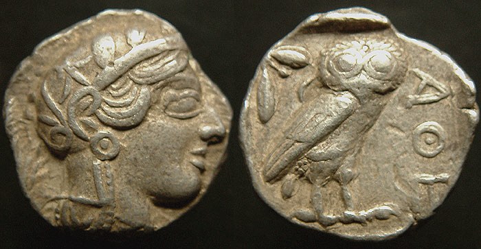 Athens Owl Tetradrachm
