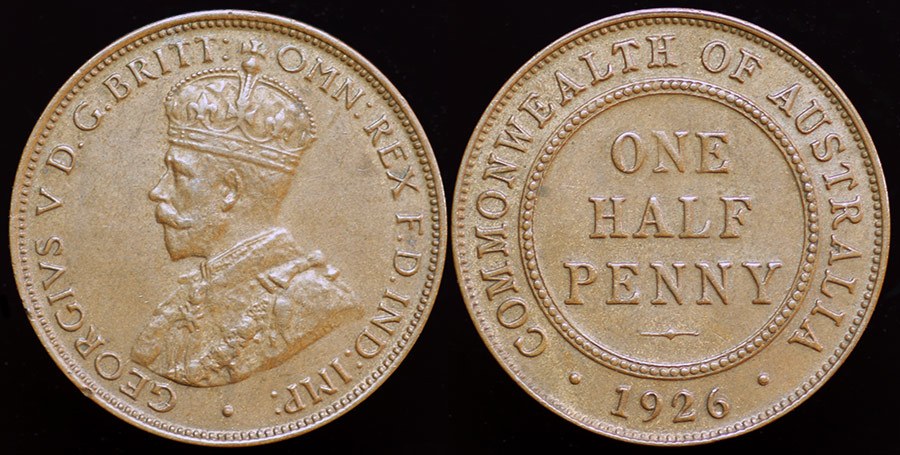 Australia - Half Penny 1926