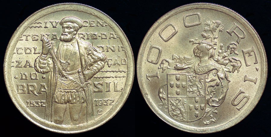 Brazil - 1000 Reis 1932 - 400th Anniversary of Colonization