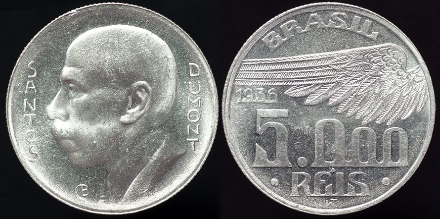 Brazil - Dumont 5k Reis 1936