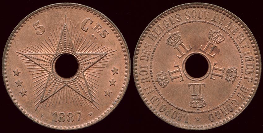 Congo Free State - 5 Centimes