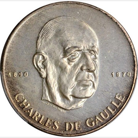 Chad - 200 Francs - Charles de Gaulle