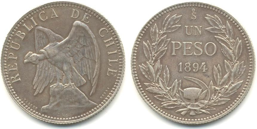 Chile 1894 Pattern