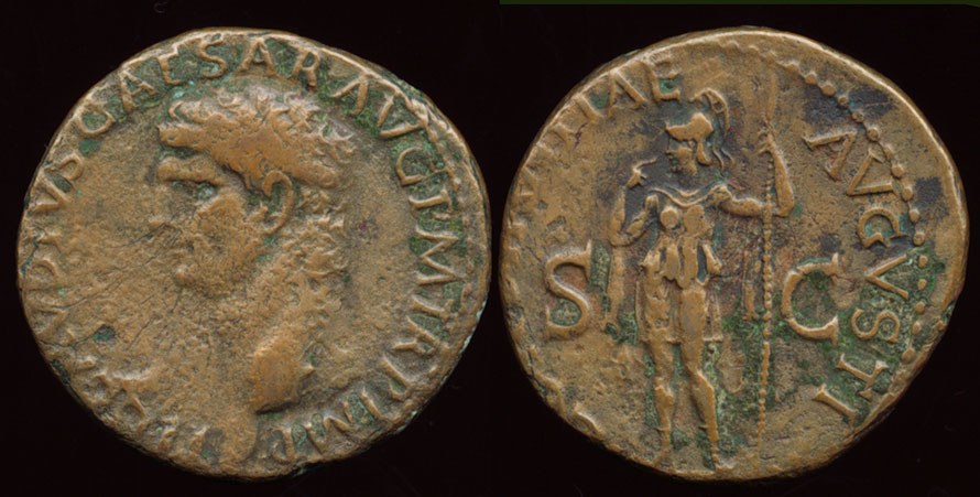 Claudius As  A.D. 41-54