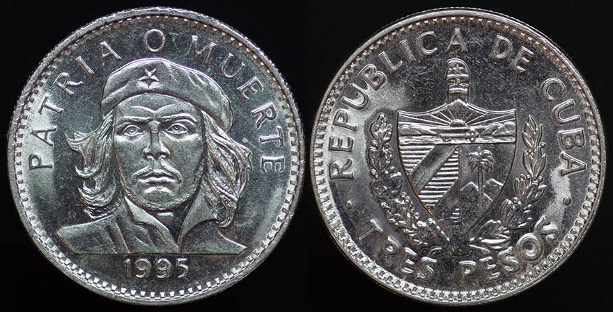 Cuba - Che Guevara 3 Pesos