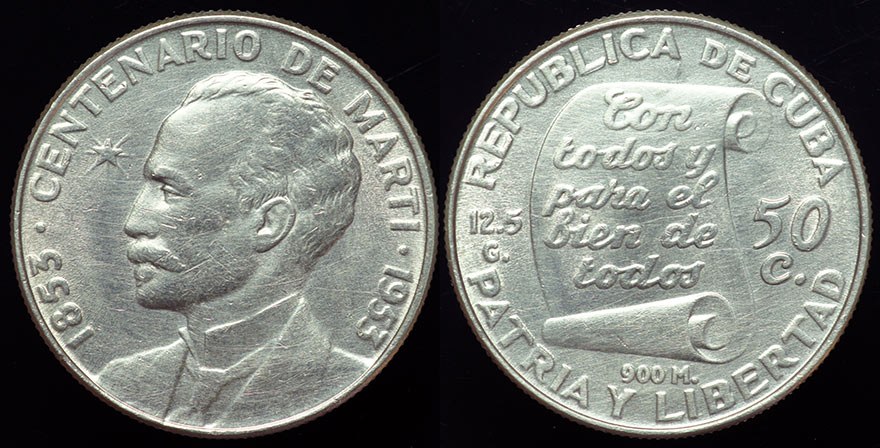 Cuba - 50 Centavos Marti