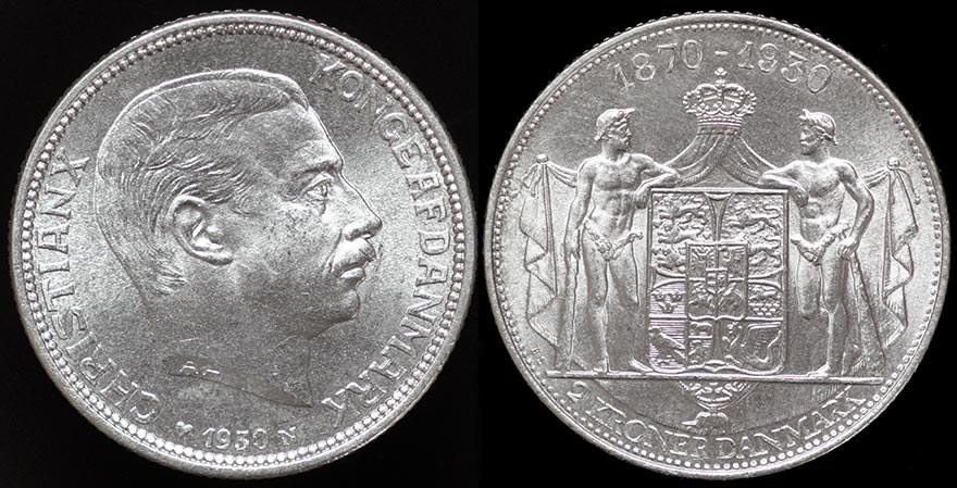 Denmark 2 Kroner - 1930