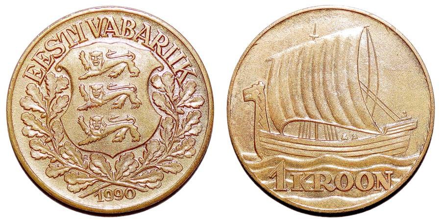 ESTONIA~1 Kroon 1990