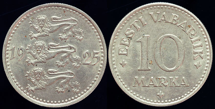 Estonia 10 Marka - 1925