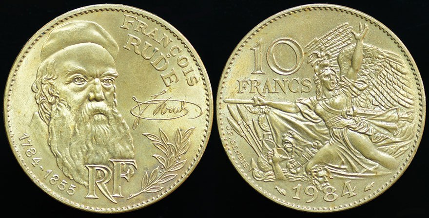 France - 10 Francs 1984, F. Rude Arc De Triumph