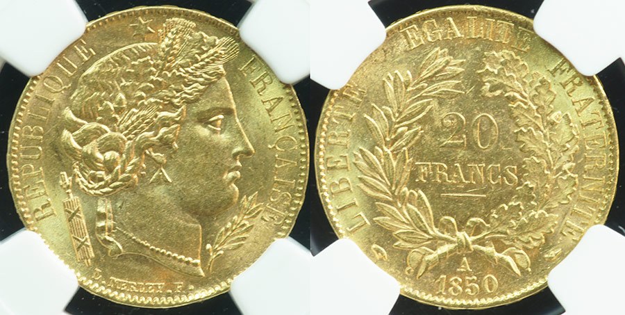 France - 20 Francs CERES 1850A