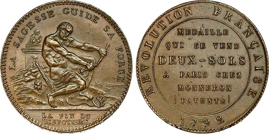France - Revolution 2 Sols - Hercules