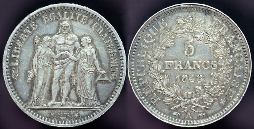 France - Hercules Grp. 1848 Revolution