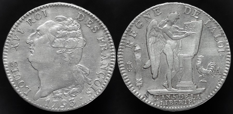 France - Louis XVI ECU - 1793