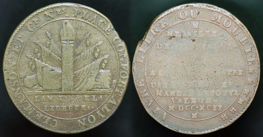 French Revolution - Clemanson 2 Sols, 1792