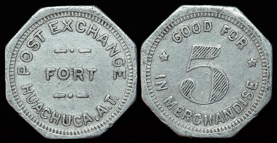 Ft. Huachuca Post Exchange 5 Cents