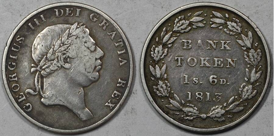 Bank of England Token 1813 1/6d