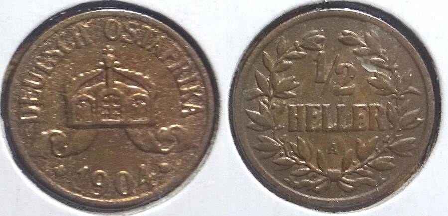 German East Africa 1904-A ½ heller