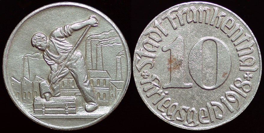 Germany - Frankenthal 10 Pfennig 1918