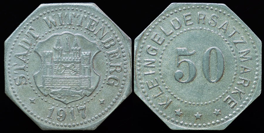 Germany - Wittenberg 50 Pfg. 1917