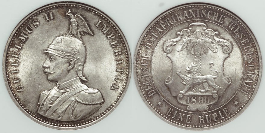 German E. Africa 1 Rupie