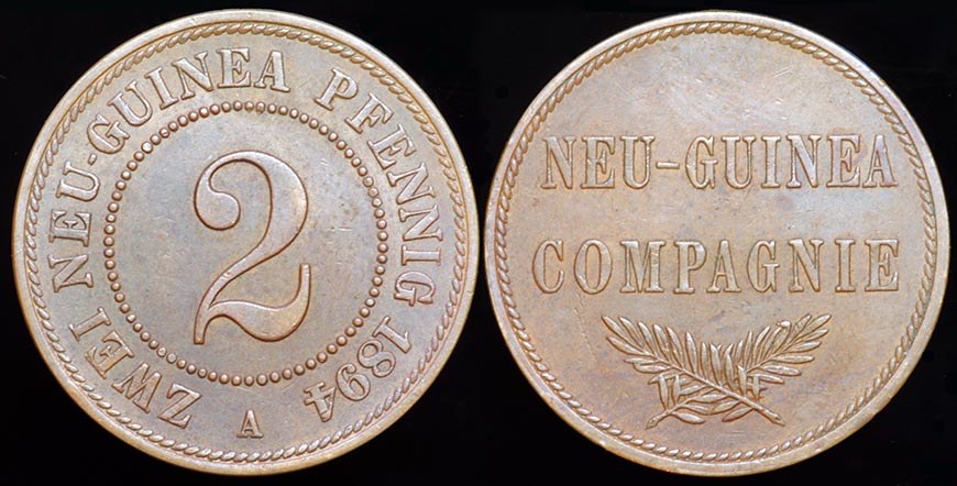 German New Guinea 2 Pf