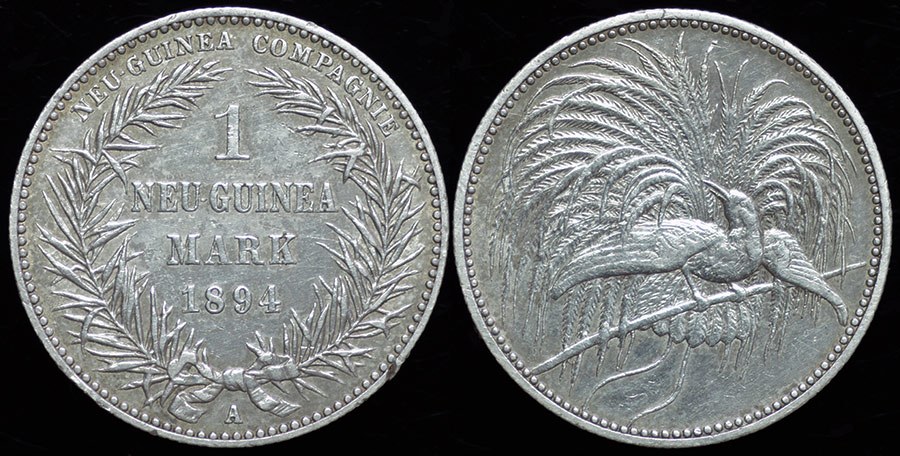 German New Guinea 1 Mark