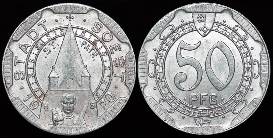 Germany - Soest 50 Pfg. 1920