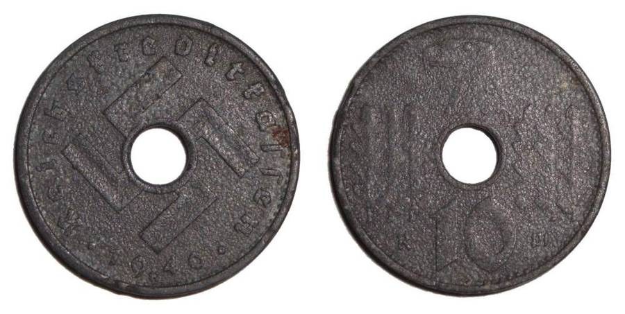 GERMANY (THIRD REICH)~10 Reichspfennig ~Military~ 1940 G