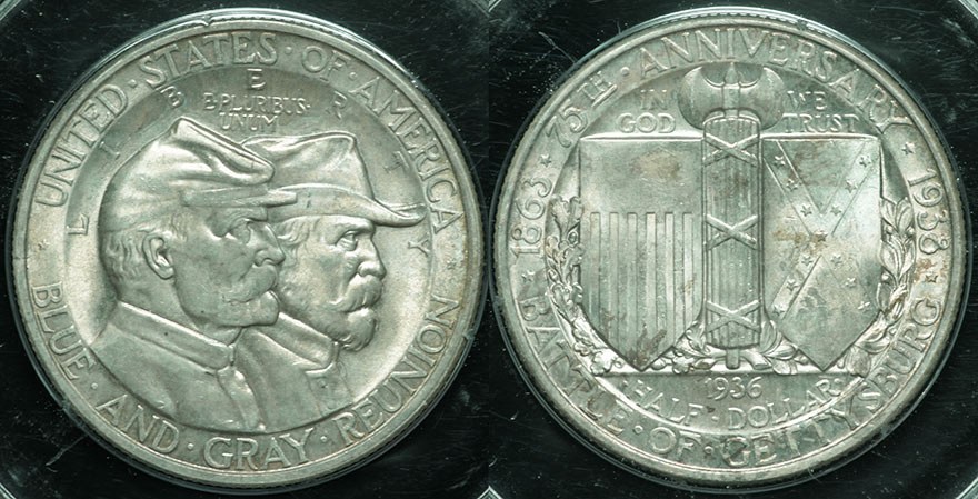 Battle of Gettysburg, USA 50c