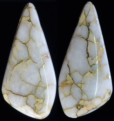 Gold Veins thru Quartz - Pendant