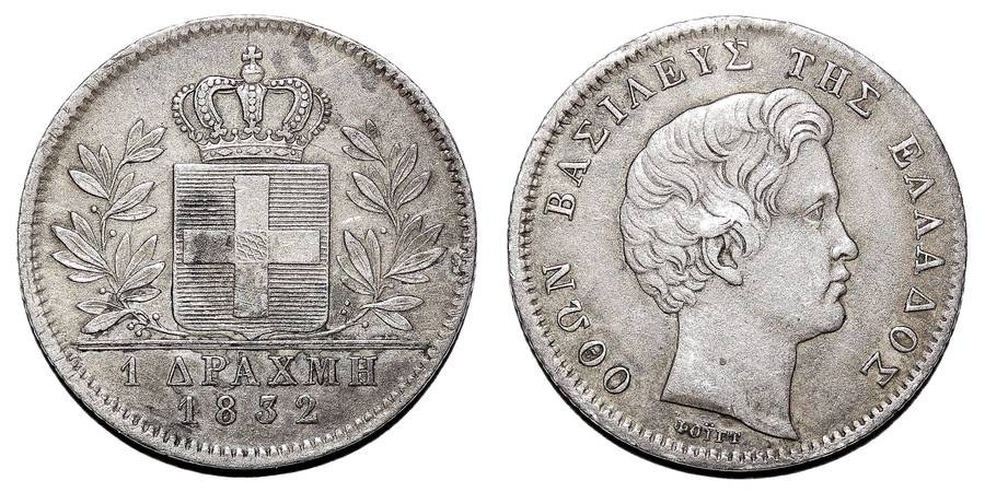 GREECE (KINGDOM)~1 Drachma 1832