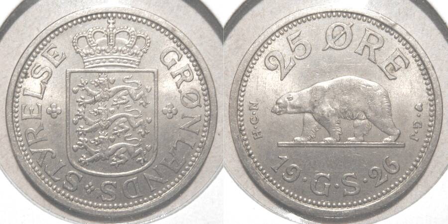 Greenland 1926 25 øre