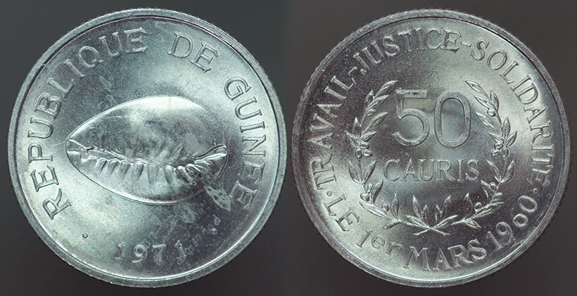 Guinea - 50 Cauris