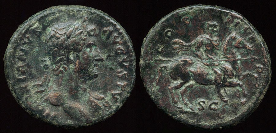 Rome - Hadrian on Horseback, As