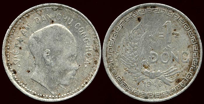 Vietnam 1 Dong 1946 - Ho Chi Minh