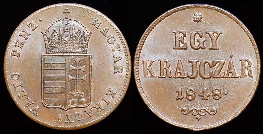 Hungarian Revolution - Egy (1) Krajczar