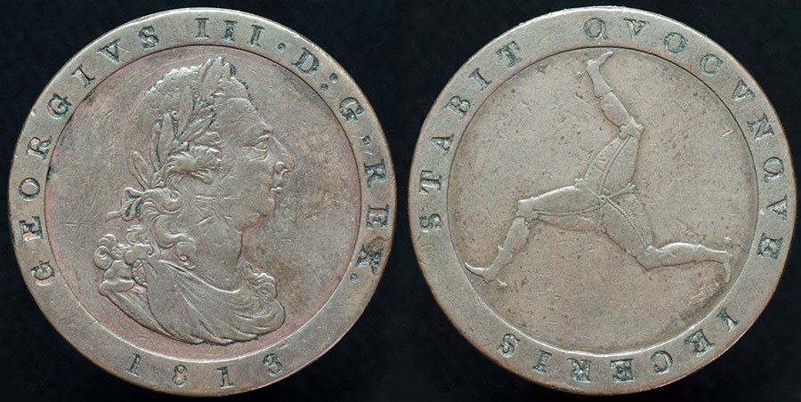 Isle of Man Penny - 1813