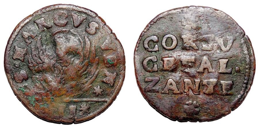 IONIAN ISLANDS (COLONIAL)~2 Soldi 1600's