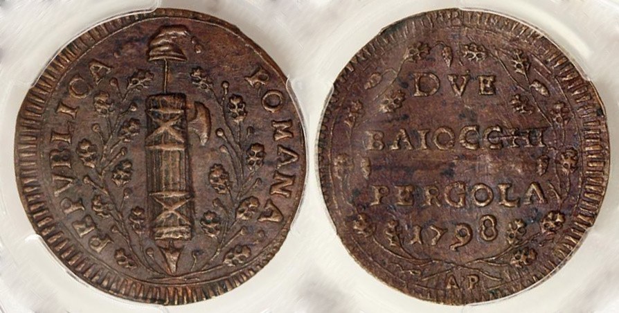 Italy - Roman Republic Pergola 1798