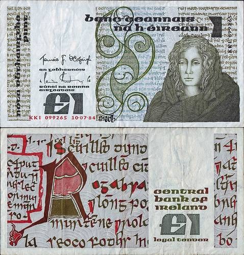 Ireland 1984 1 Pound.