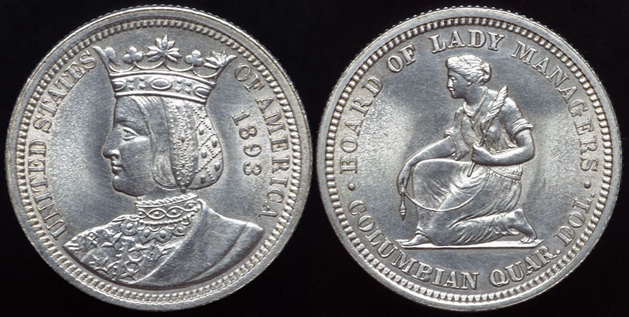 USA Isabella Quarter 1893