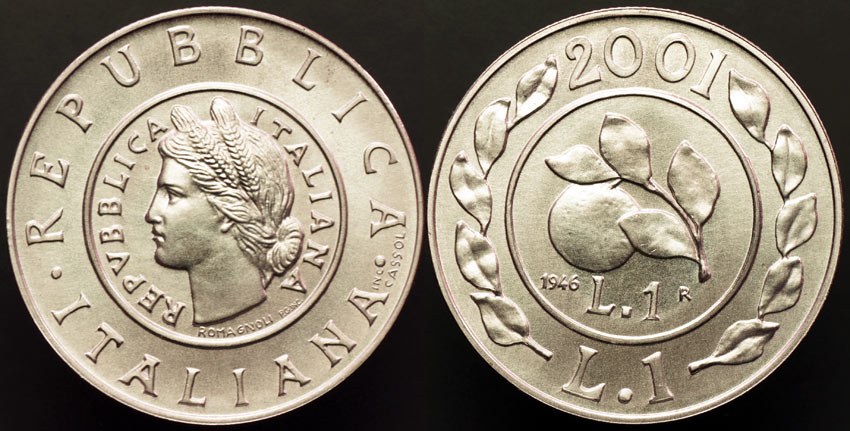 Italy Lire Tribute - 2001
