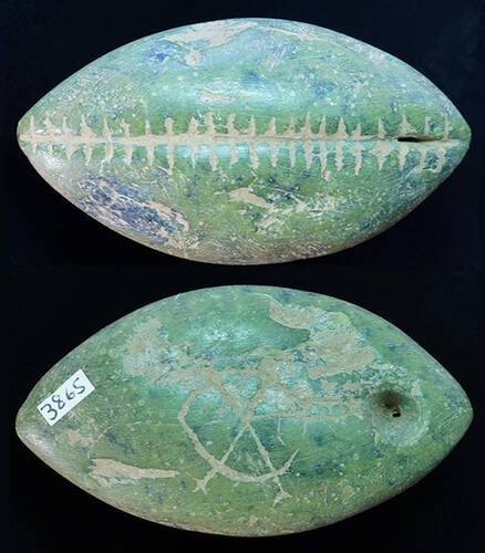 CHINA - Green Jade Imitation Cowrie - Ex. Detroit Money Museum